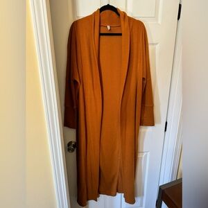 FP  Free People Set Duster Cardigan and pants  Size XL